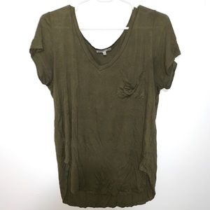 Flowy Olive Green T-Shirt
